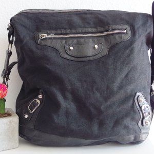 Black Balenciaga Messenger Bag